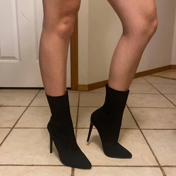 STEVEN MADDEN black mesh heels - Picture 1 of 14